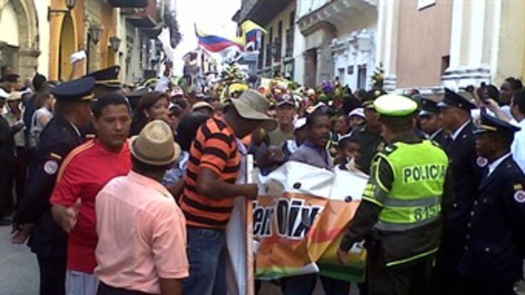 Cartageneros despidieron a fallecido alcalde Campo Elías Terán