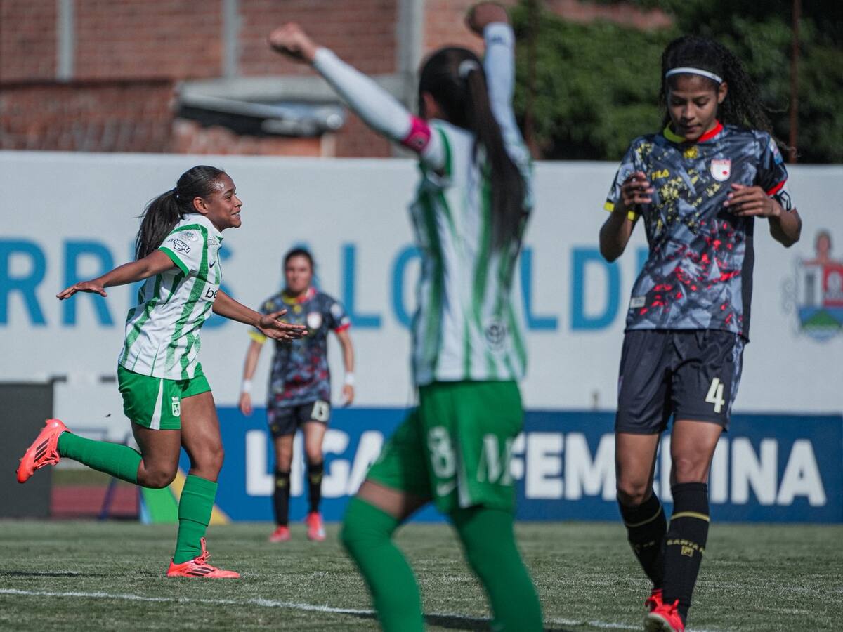 Nacional vence a Santa Fe en cuadrangulares de Liga Femenina 2025: así queda la tabla de posiciones