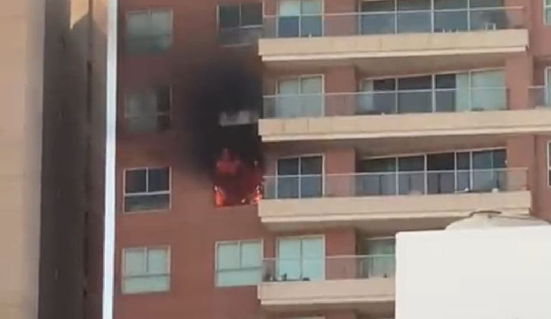 Edificio donde se registró el conato de incendio