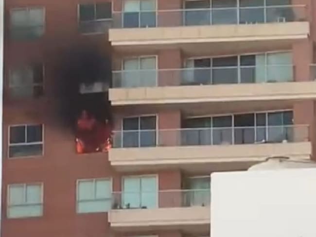 Edificio donde se registró el conato de incendio