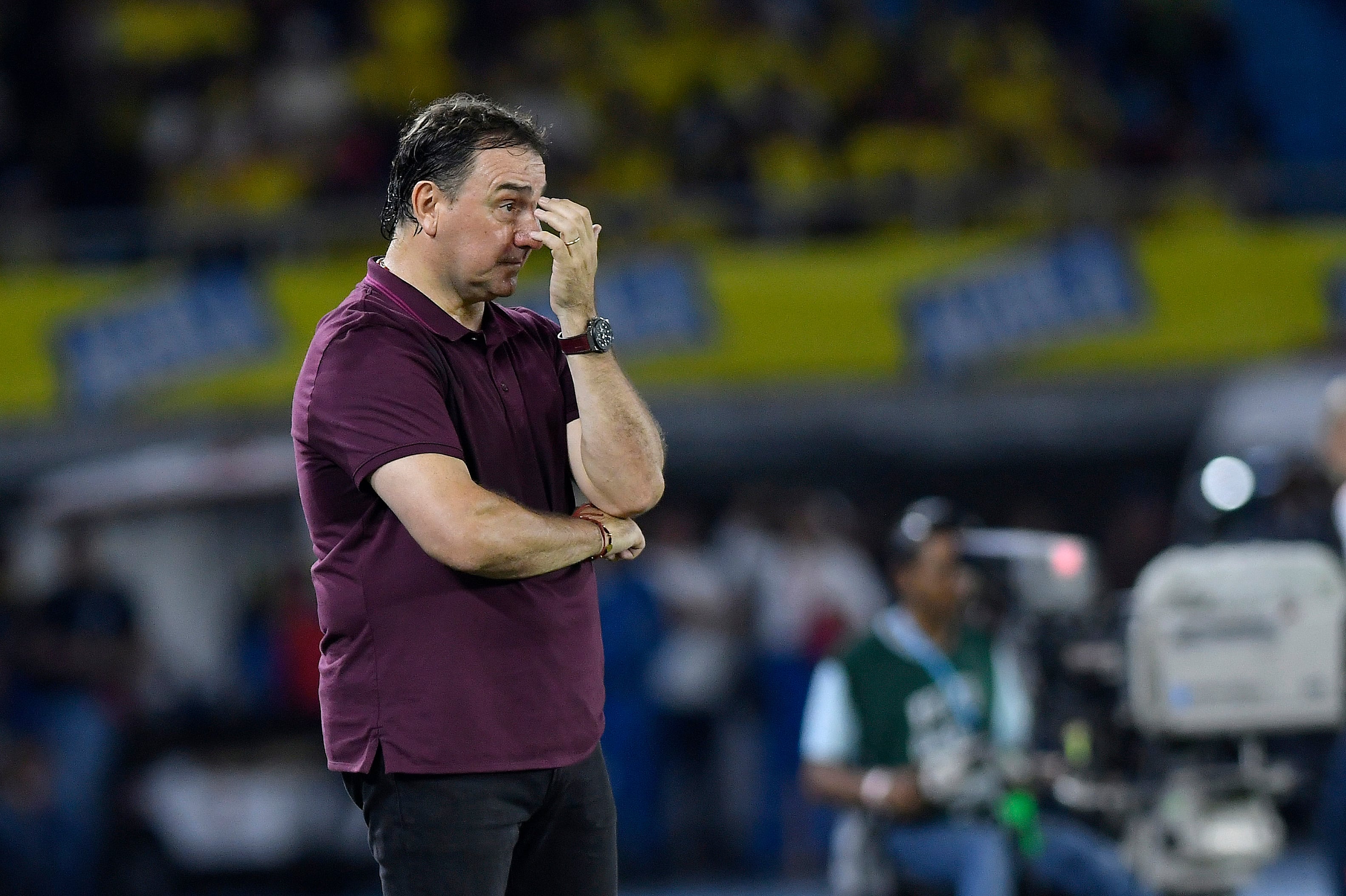 Néstor Lorenzo, DT de la Selección Colombia.  (Photo by Gabriel Aponte/Getty Images)