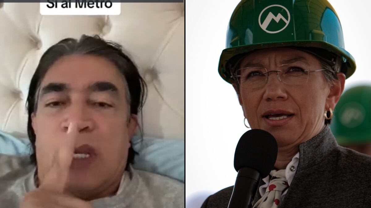 Gustavo Bolívar y Claudia López - Twitter / Colprensa