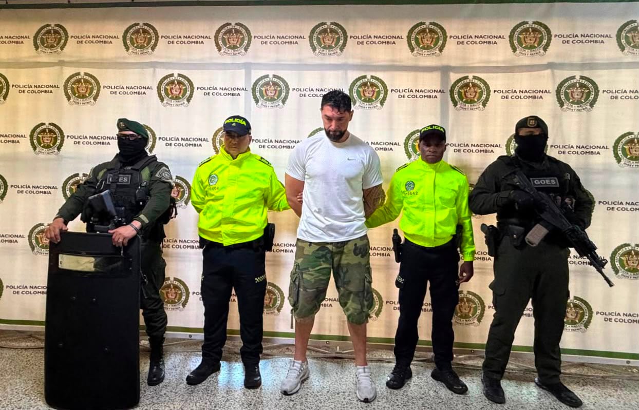 Capturan en Medellín a narcotraficante francés que lideraba organización criminal