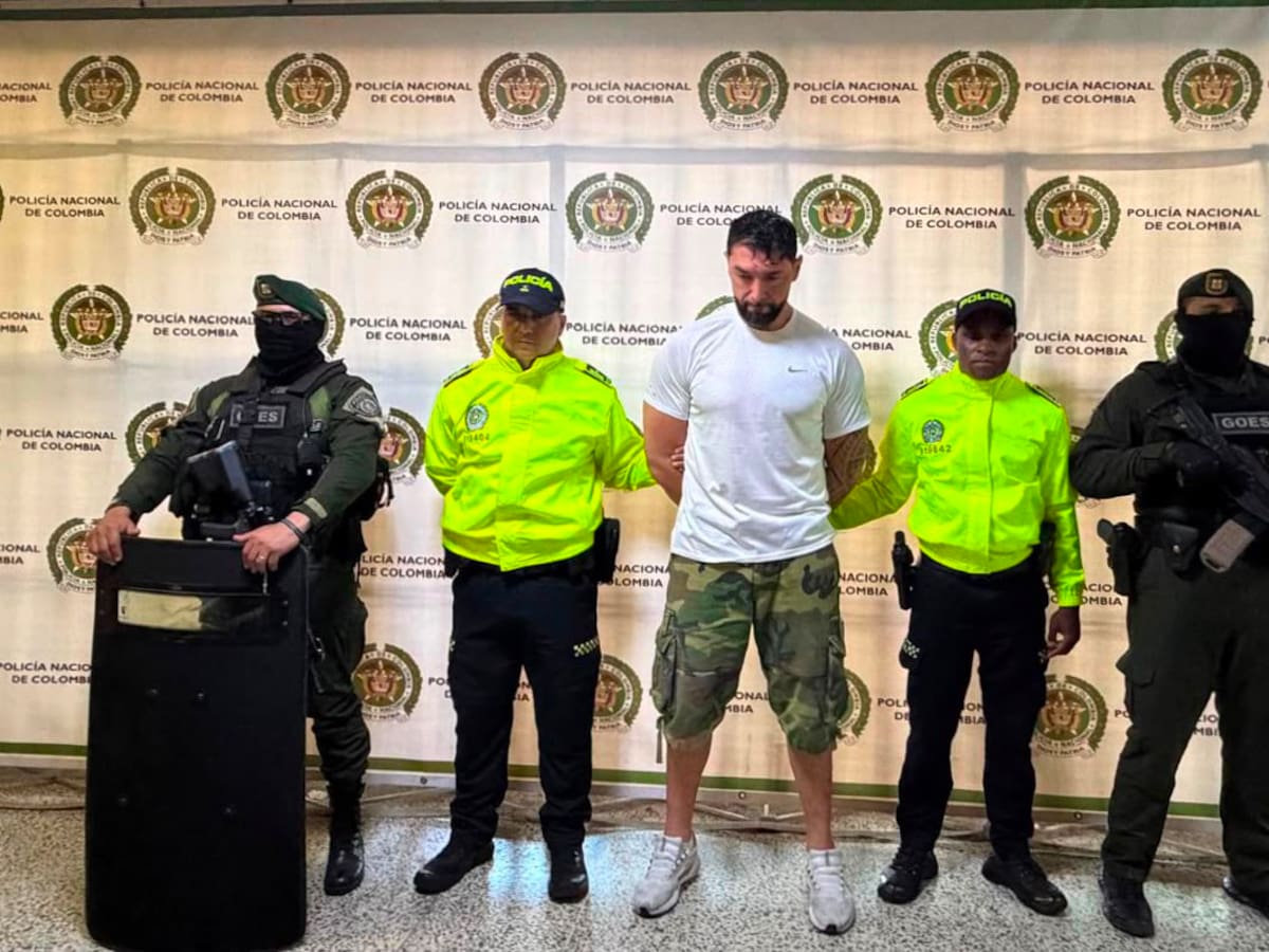 Capturan en Medellín a narcotraficante francés que lideraba organización criminal