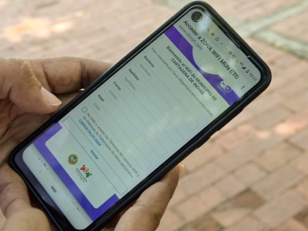 En Cartagena instalaron 14 zonas Wifi con acceso gratuito a internet