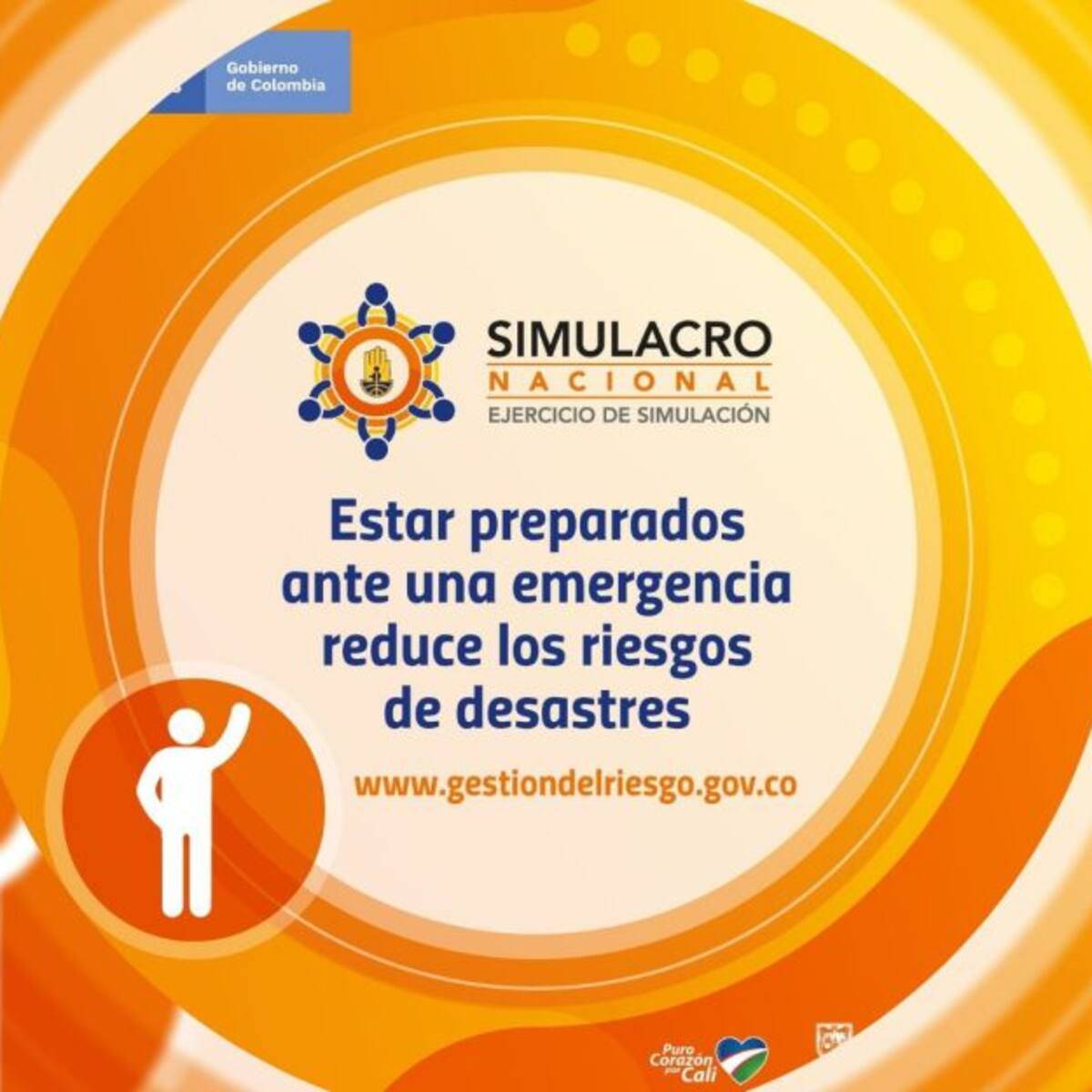 Cali participará en el Simulacro Nacional que se realizará hoy