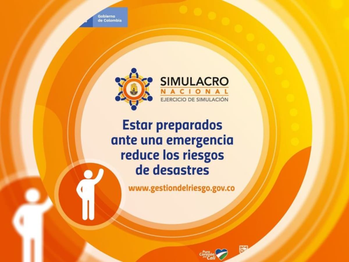 Cali participará en el Simulacro Nacional que se realizará hoy