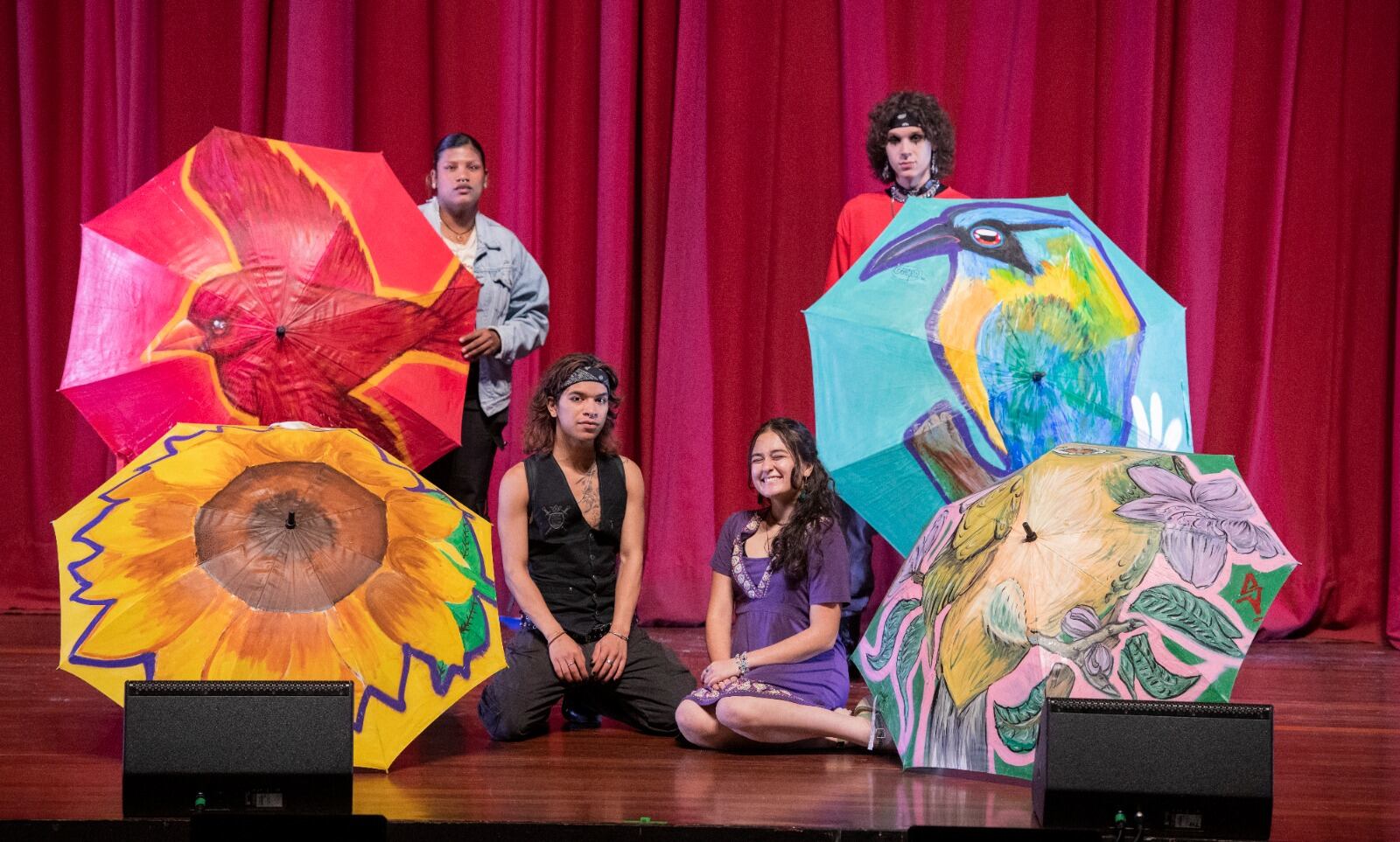 Jóvenes de la Red de Prácticas Artísticas y Culturales. Foto: alcaldía de Medellín.