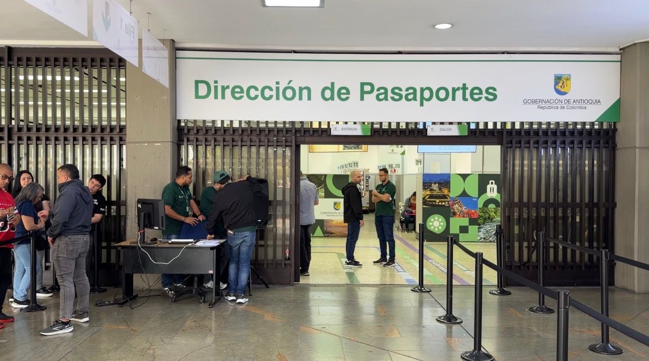 Oficina de pasaportes en Medellín. Cortesía: Gobernación de Antioquia.