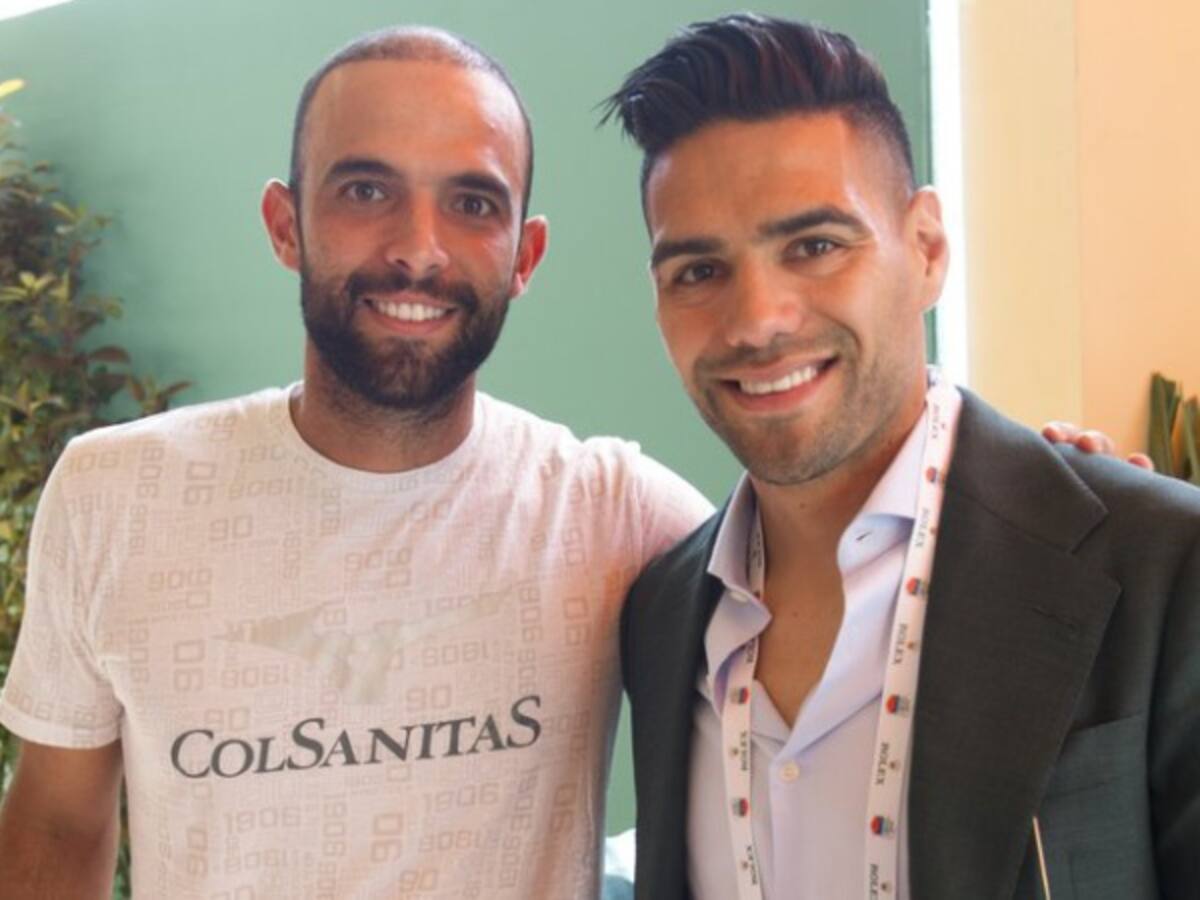 Falcao recibió en el entrenamiento del Mónaco a Cabal y Farah