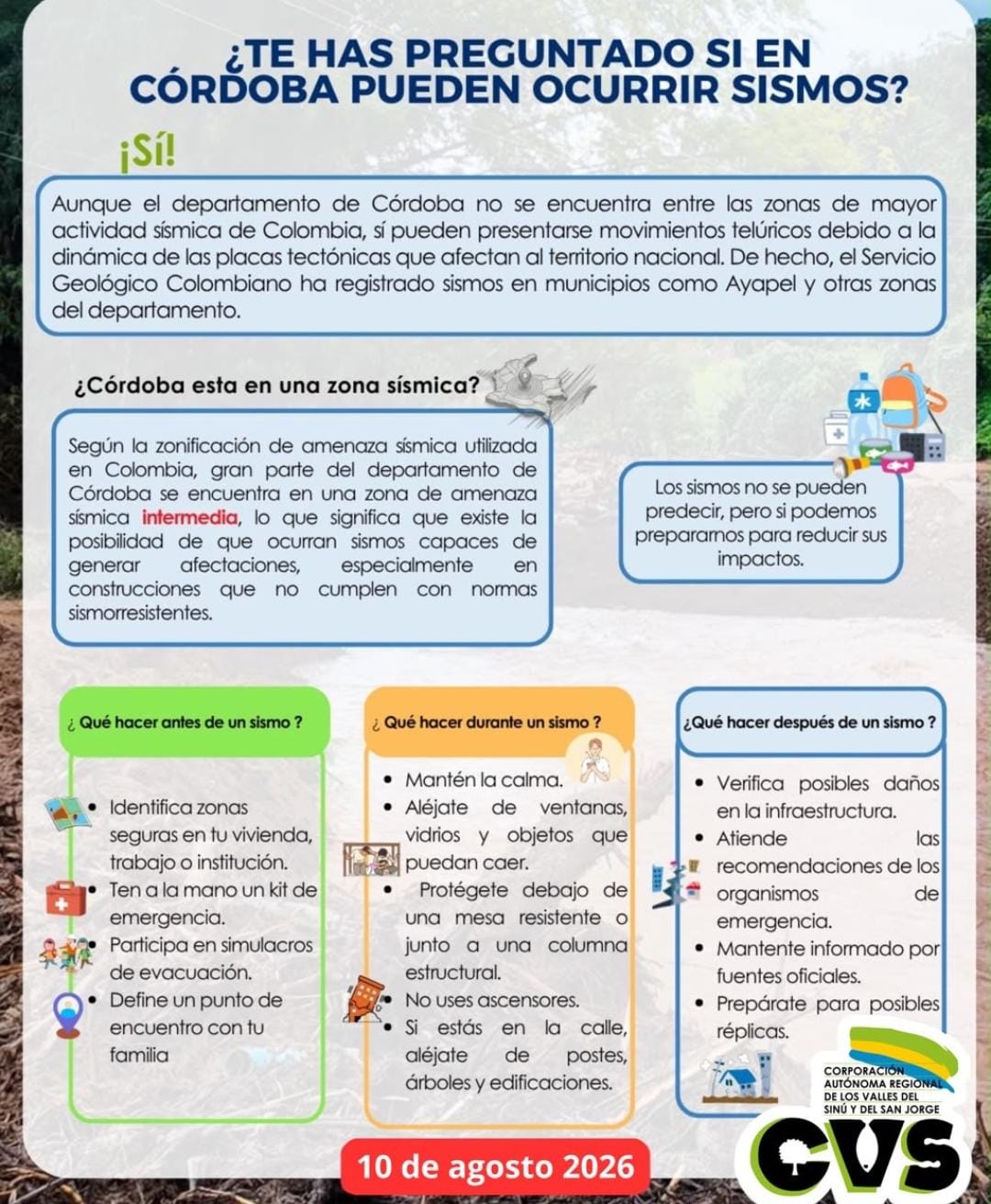 Información suministrada por la CVS.