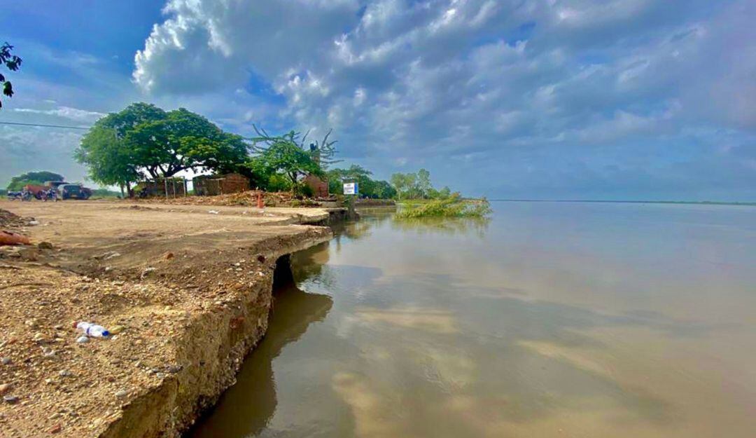 La erosión amenaza con desaparecer esa población.