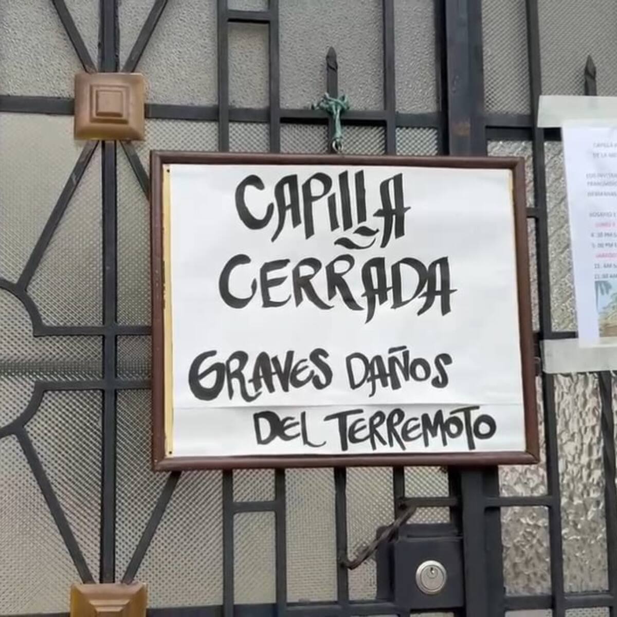 En Cali: Capilla La Milagrosa cerrada desde el 10 de agosto a causa del terremoto
