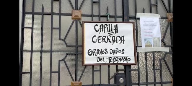 Capilla La Milagrosa Cali sufrió daños durante el terremoto del 10 de agosto del 2026