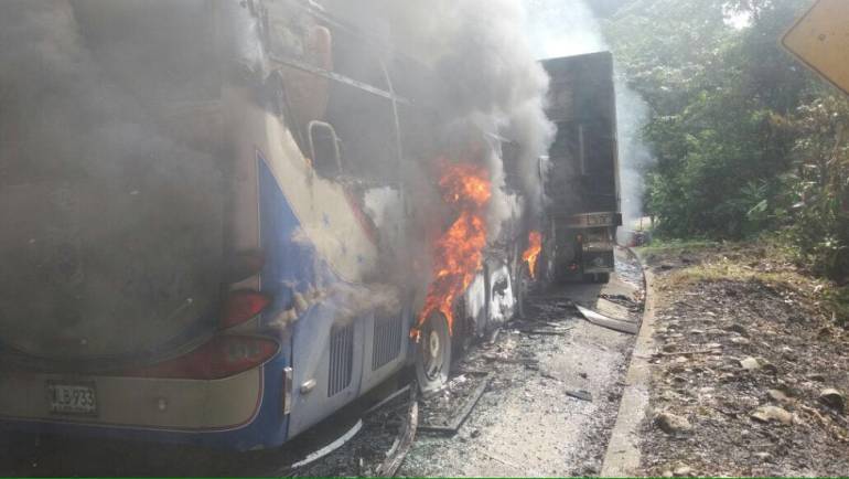 Las autoridades confirmaron que el ataque a los conductores se hizo para presionar el pago de vacunas.
