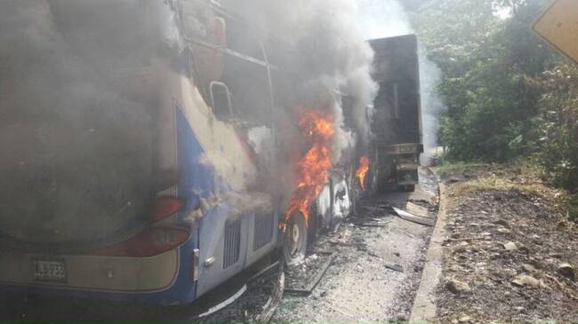 Las autoridades confirmaron que el ataque a los conductores se hizo para presionar el pago de vacunas.