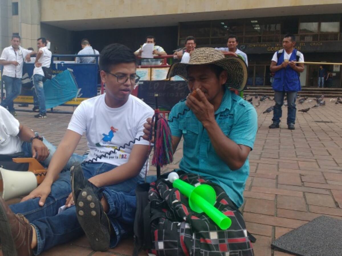 Después de 40 días Campamento por la Paz se levanta en Cali