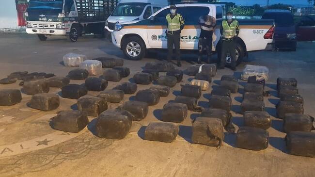 Marihuana incautada en vías de Caldas