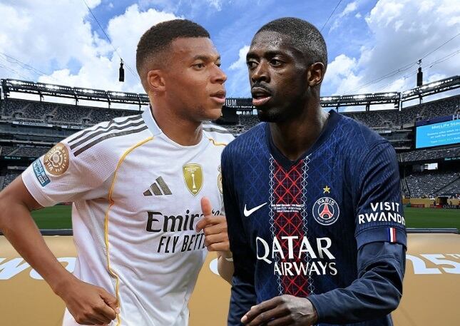 Mbappé y Dembélé / Composición: Caracol Radio