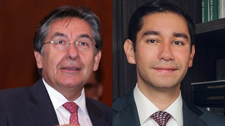 Néstor Humberto Martínez y Luis Gustavo Moreno. Foto: Colprensa