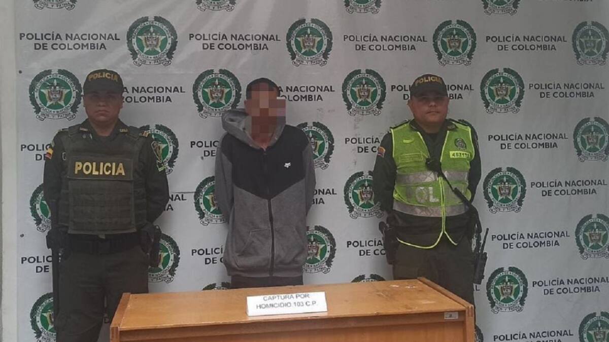 Ya está en la cárcel el presunto feminicida de su pareja en La Ceja