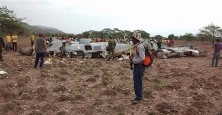 Accidentes de aviones militares en Colombia.