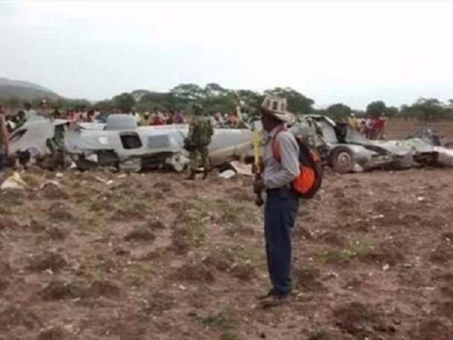 Accidentes de aviones militares en Colombia.