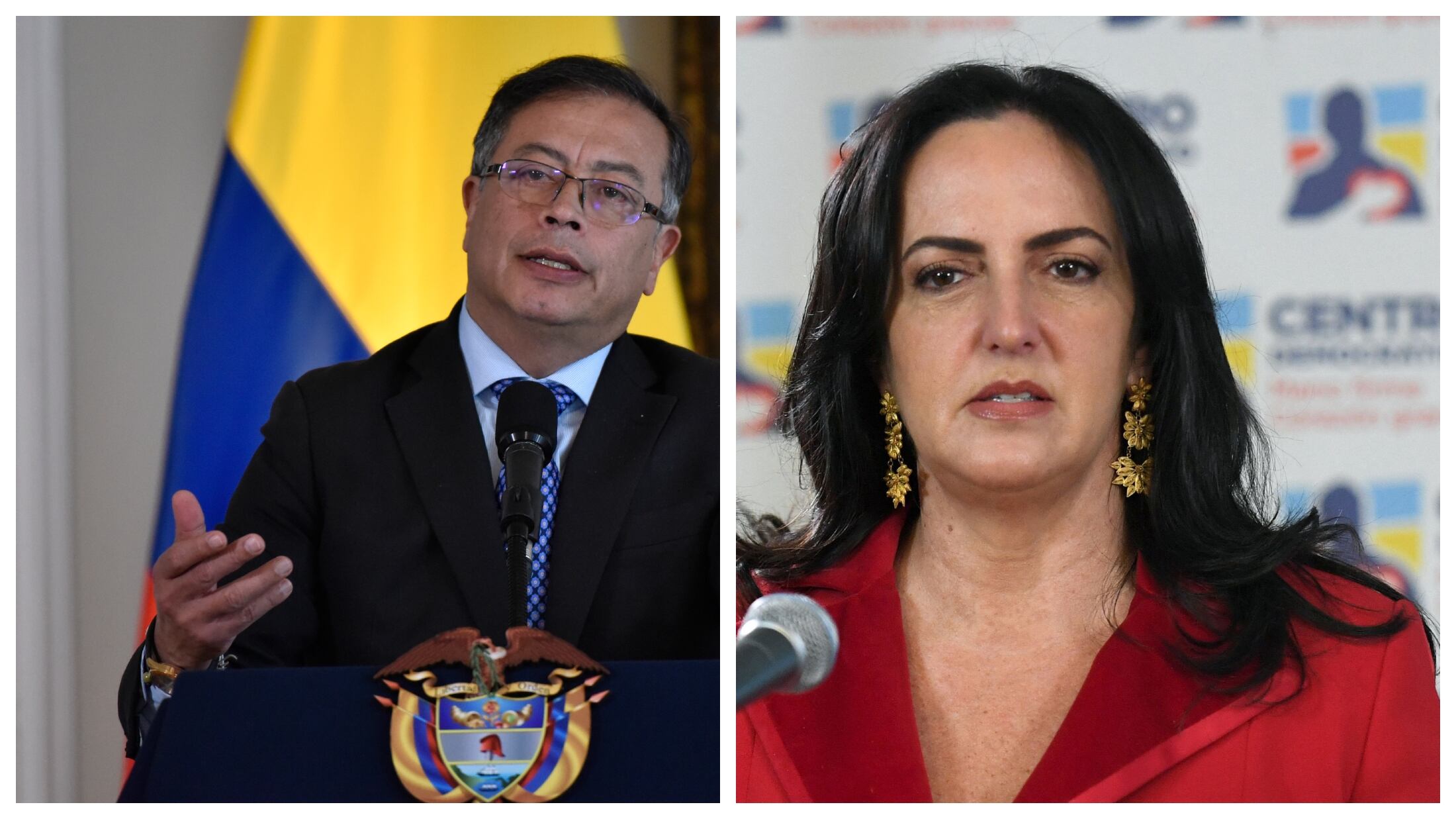 Gustavo Petro - María Fernanda Cabal - Getty Images