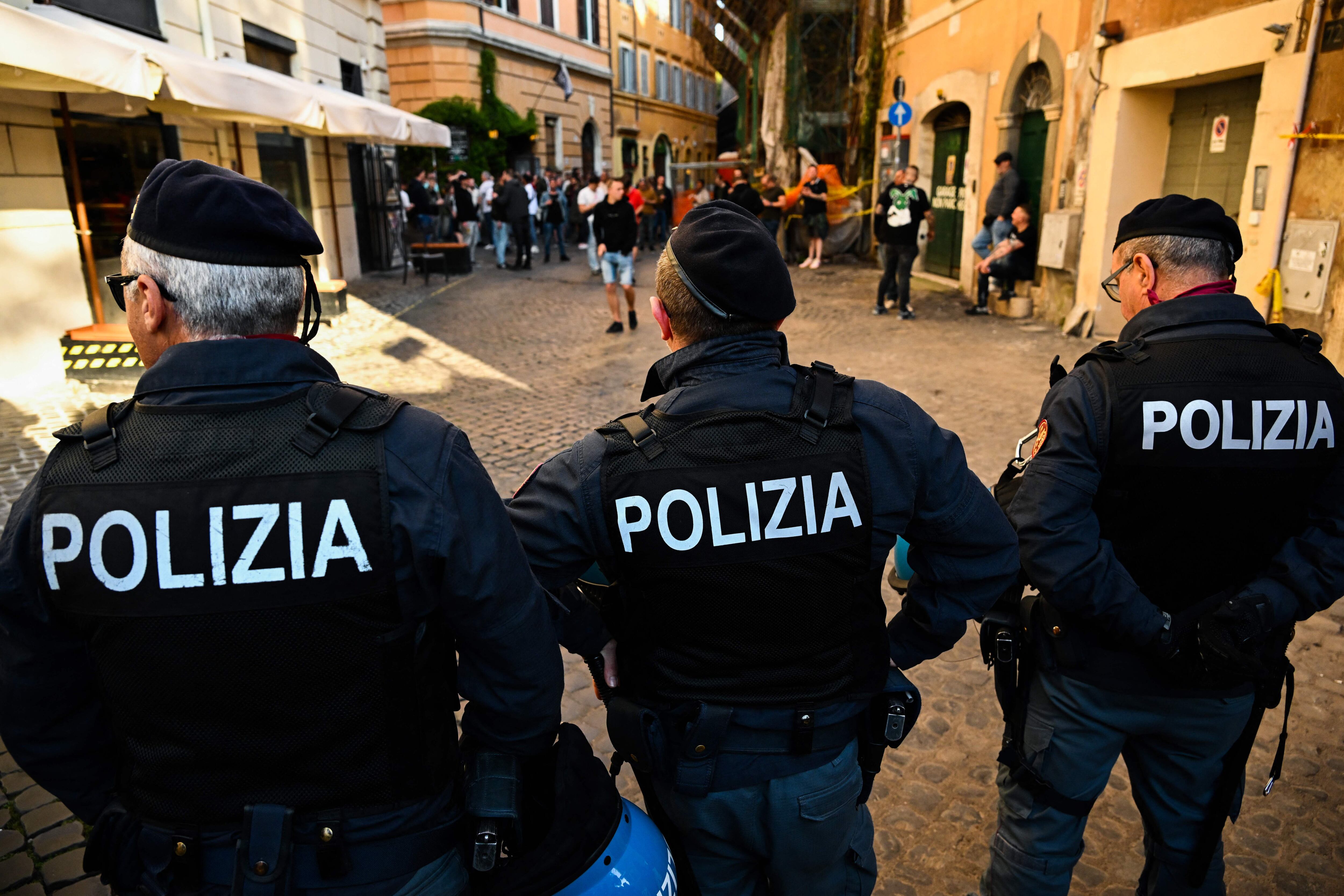 Policía italiana. 
(Foto:   ANDREAS SOLARO/AFP via Getty Images)