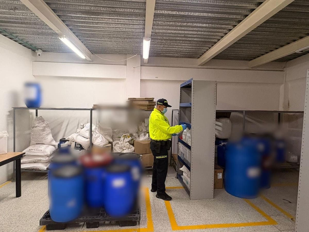 Fueron desmantelados puntos de producción y distribución de medicamentos falsos en Bogotá