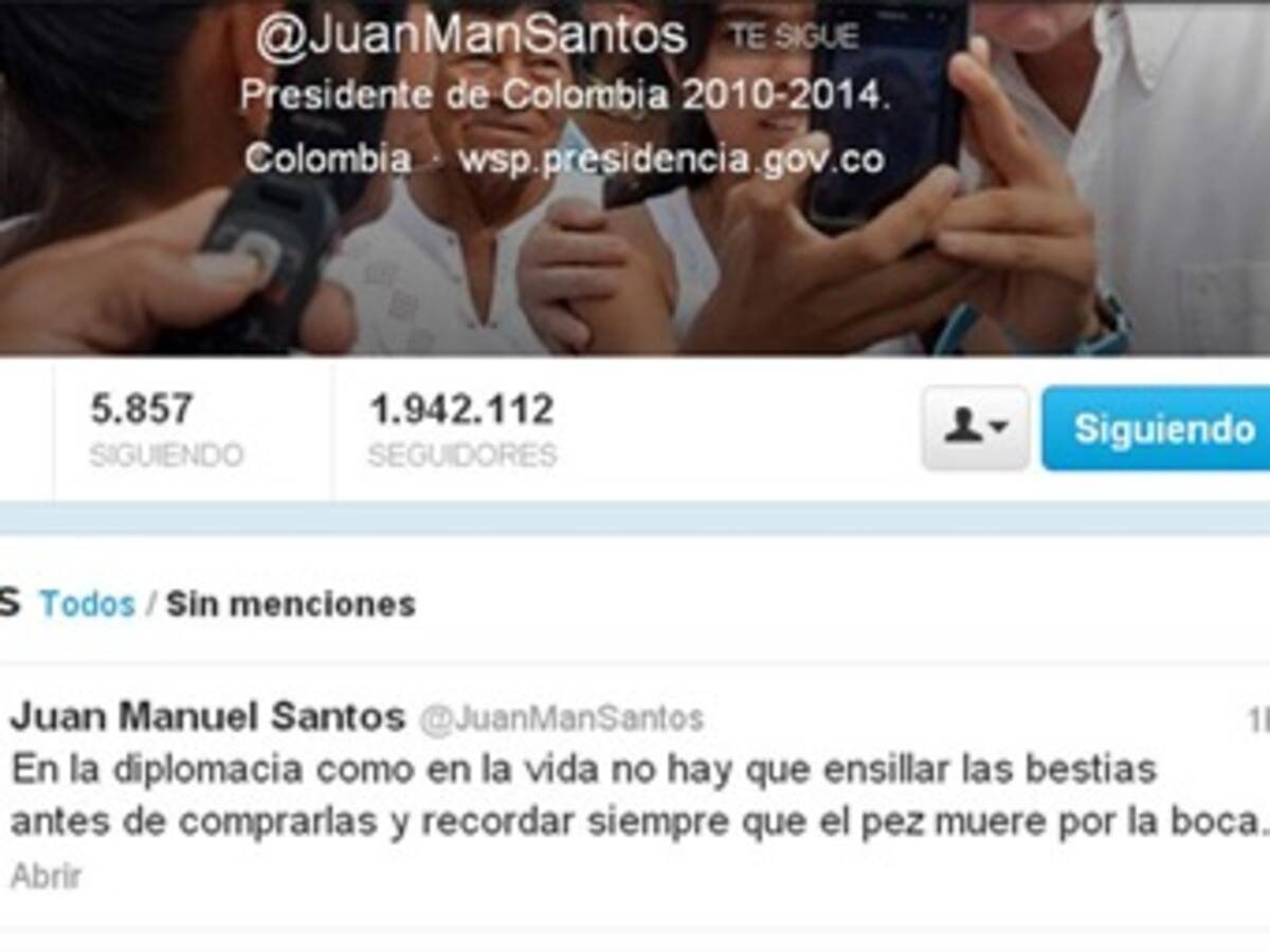"El pez muere por la boca": Santos sobre canal de Nicaragua