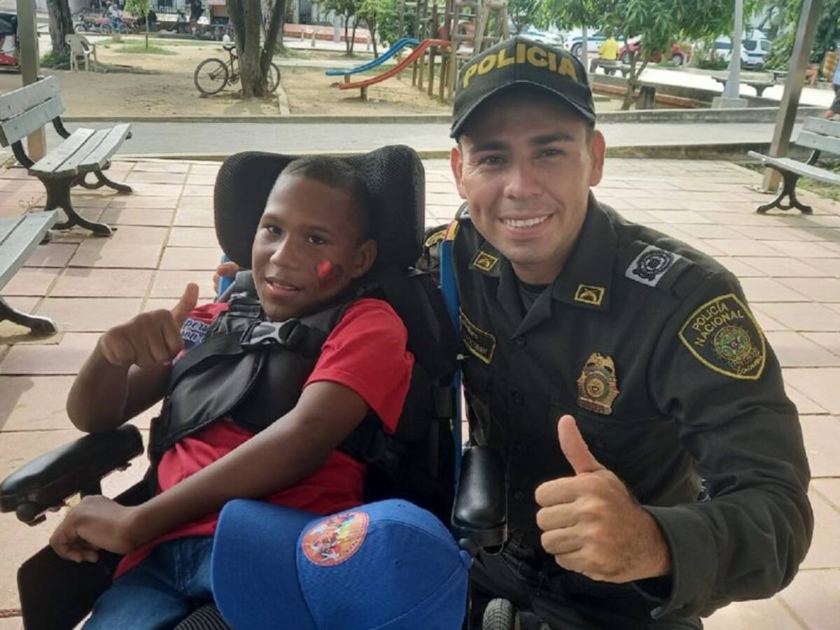 Patrullero enfoca su servicio para ayudar a la niñez y habitantes de Arjona