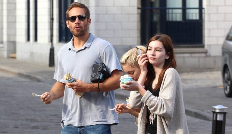 Paul Walker con su hija Meadow.