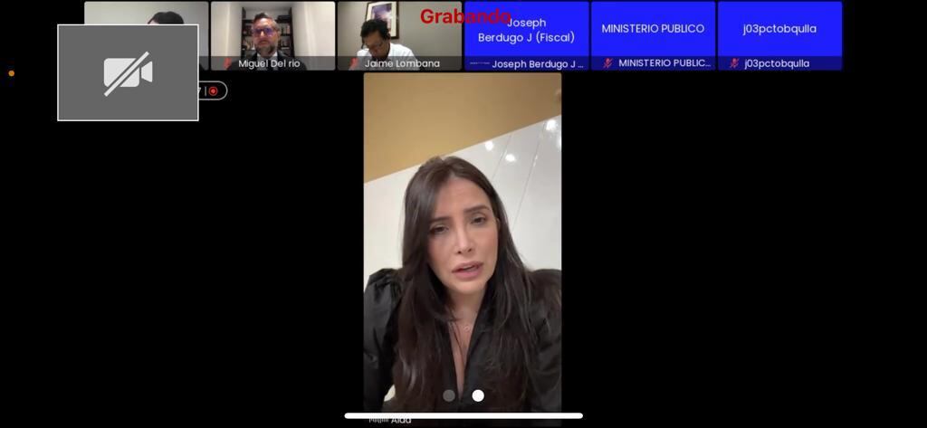 Audiencia de Aida Merlano, Foto: Captura de pantalla