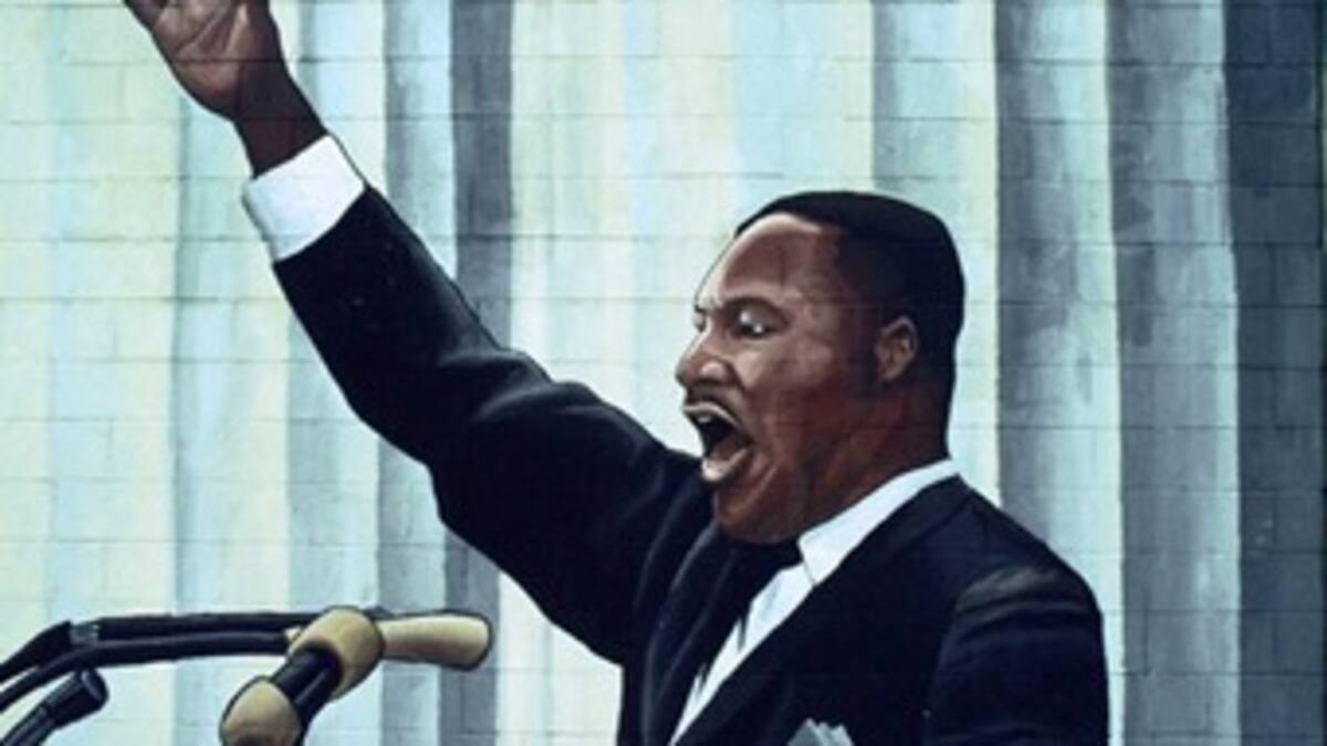 Martin Luther King revive en los murales de EE.UU.