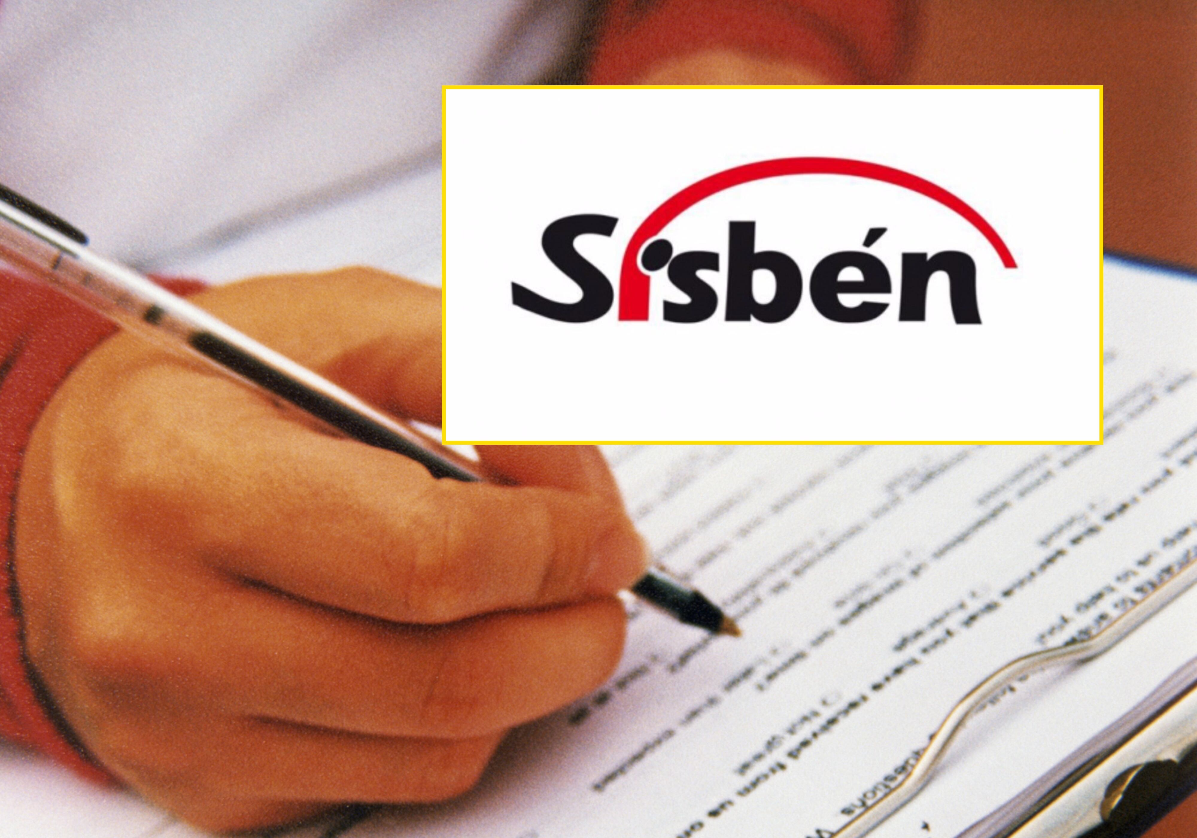 Imagen de referencia y logo del Sisbén. Foto: Getty Images / Sisbén