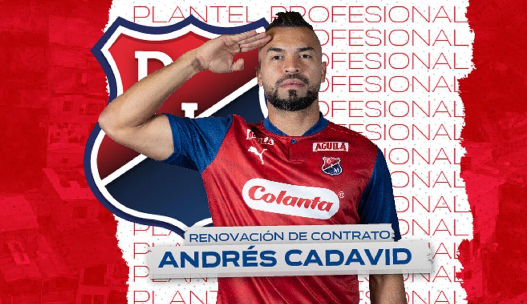 Andrés Cadavid seguirá en el 'Poderoso' hasta diciembre del 2022.