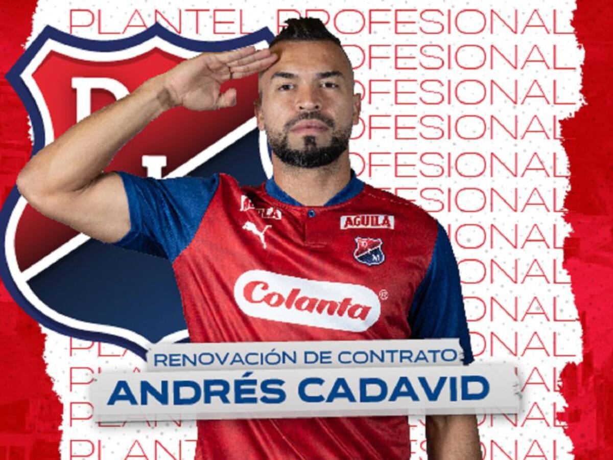 Andrés Cadavid renovó con el Independiente Medellín