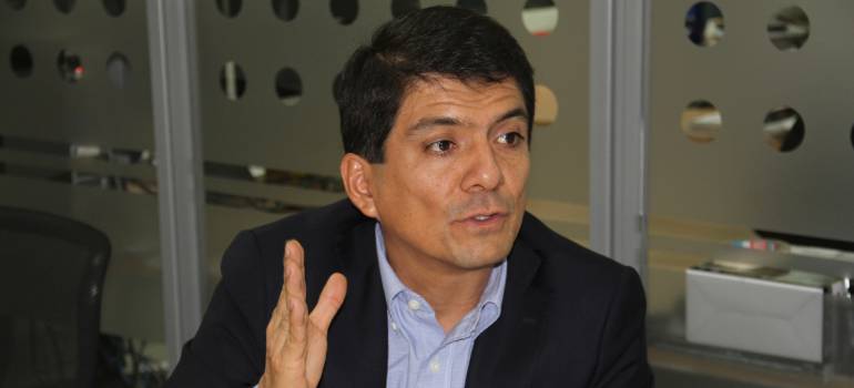 Alcalde de Popayán, César Cristian Gómez.