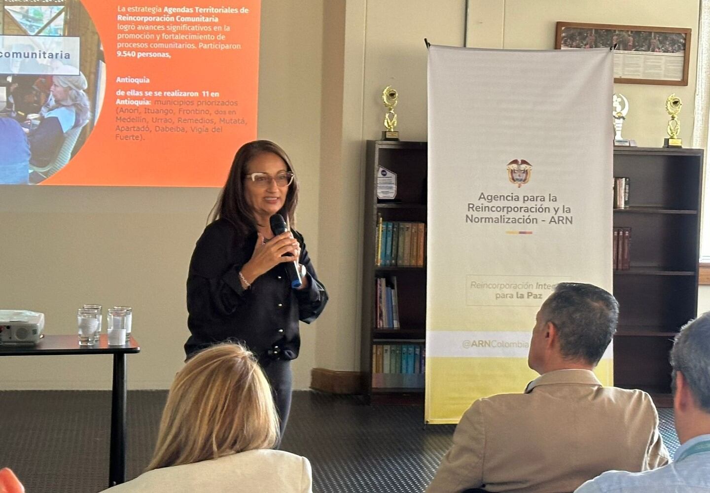 La ARN en Antioquia presentó la Rendición de Cuentas para 2024. Foto: Caracol radio