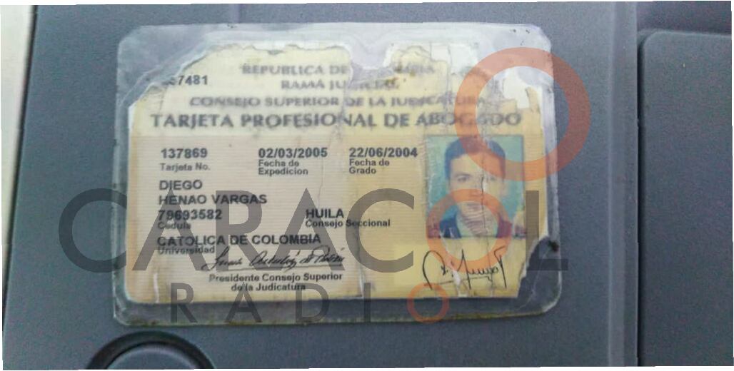 Este sería el abogado que, de manera falsa, trató de hacerse pasar como apoderado de confianza de Nicolás Petro