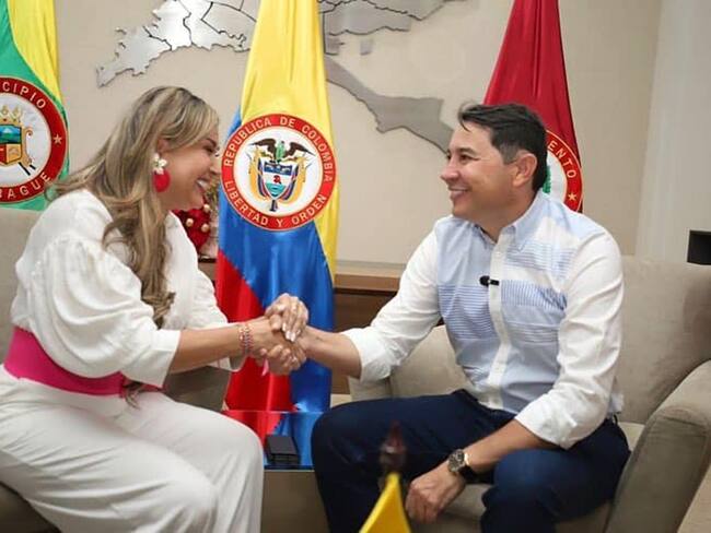 Johana Aranda y Andrés Hurtado