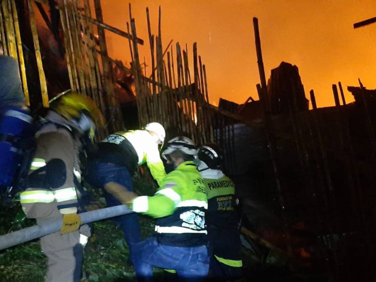 56 personas afectadas y 8 viviendas destruidas, dejó incendio de Manizales