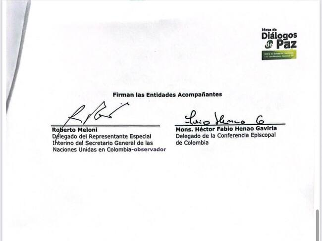 Mesa de Diálogos de Paz entre el Gobierno nacional y la Coordinadora Nacional Ejercito Bolivariano rechaza atentados en Cali y Amalfi