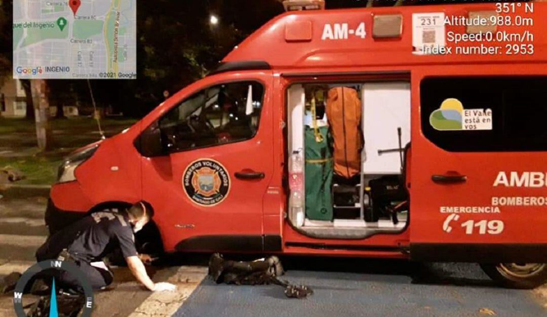 Ambulancia hurtada