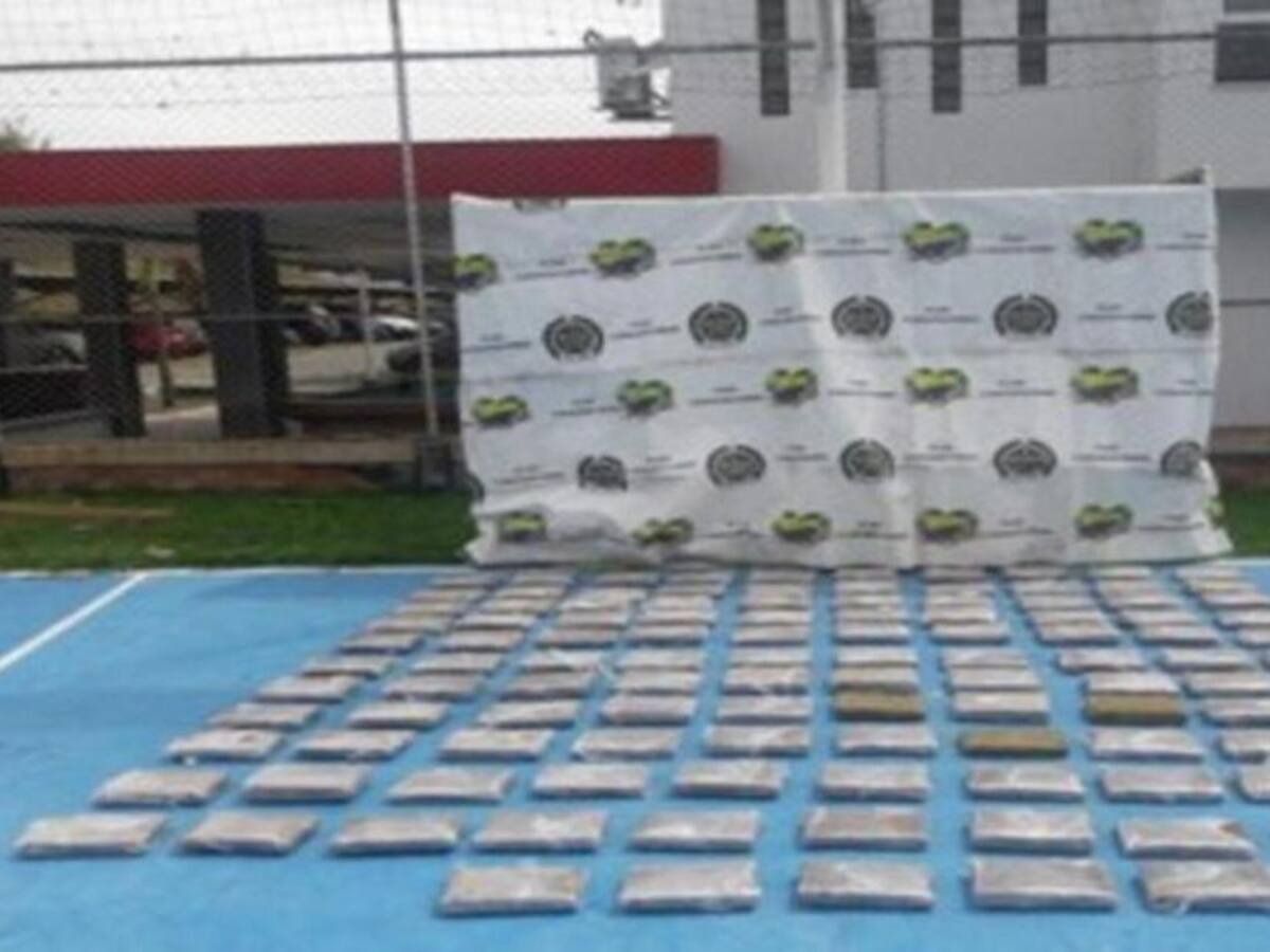 Incautan 62 kilos de marihuana en el Área Metropolitana de Pereira