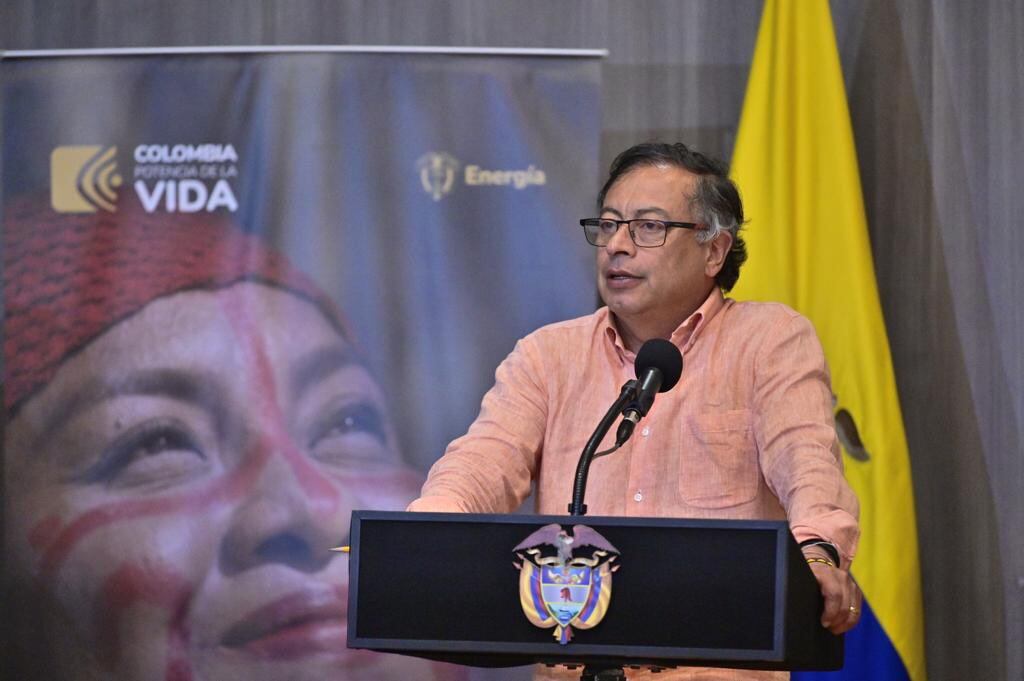 Gustavo Petro en La Guajira. Cortesía: Presidencia de la República.