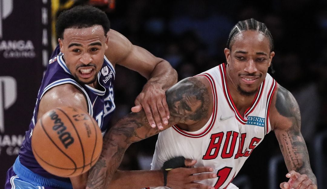 Lakers vs. Bulls en la NBA.