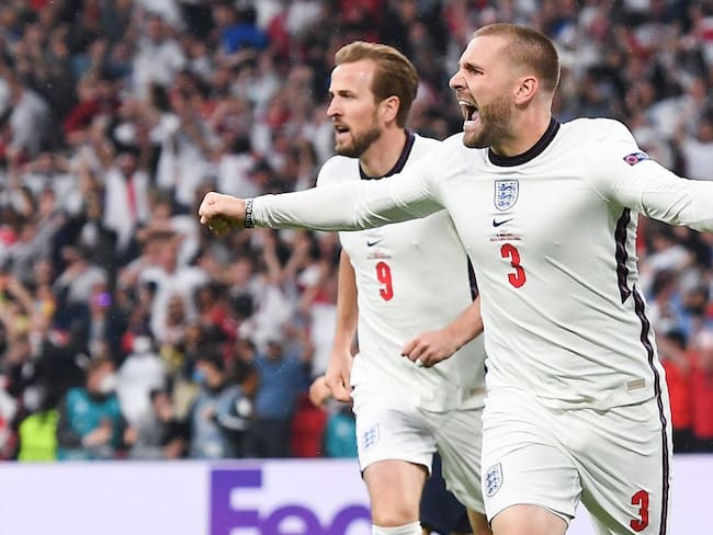 Luke Shaw, autor del gol más rápido en una final de la Eurocopa