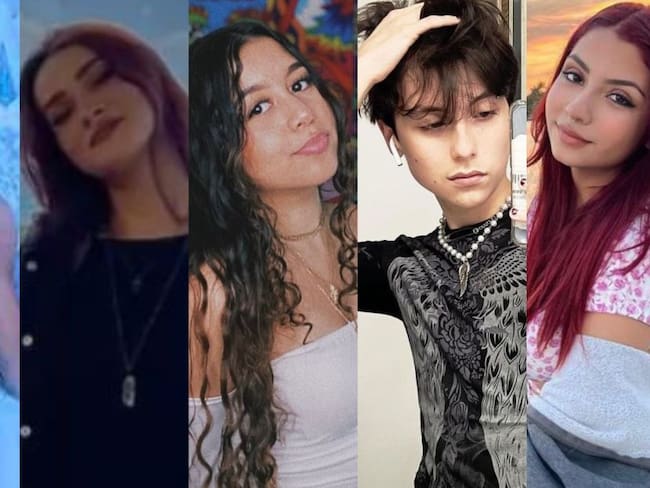 Briana Pacalagua, Daniela Marcano, Giancarlo Arias, Valeria Peña y Valeria Cáceres 